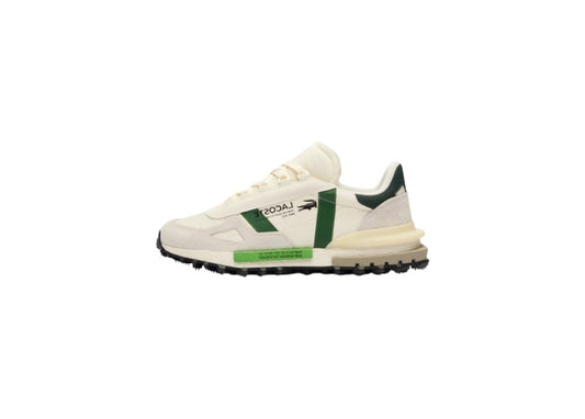 Lacoste Elite Active Off White Dark Green
